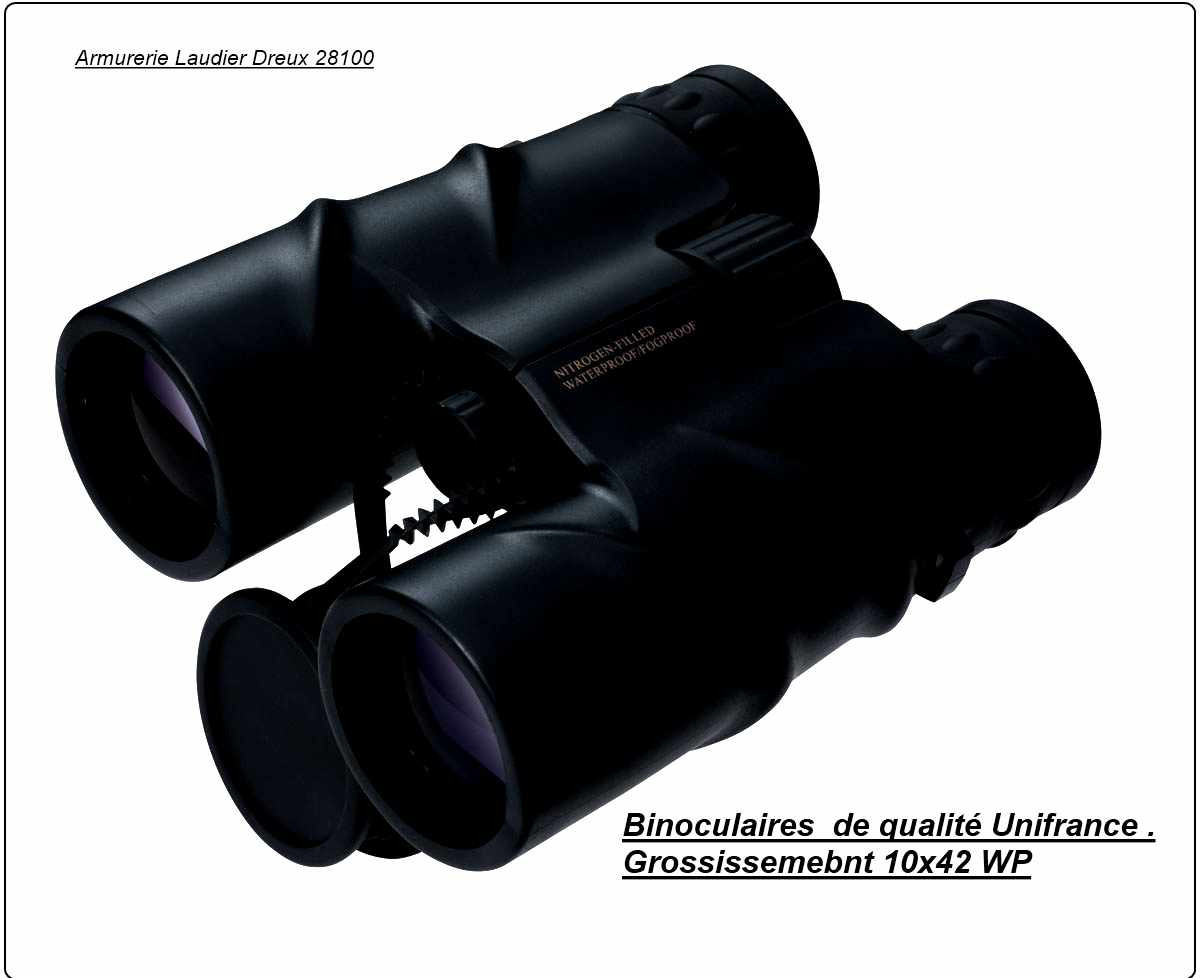 Jumelles binoculaires Unifrance10x42 Wp.Ref 10280