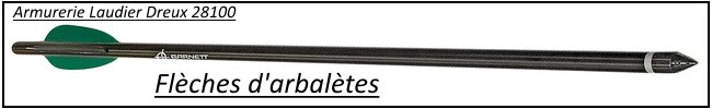Flèches arbalète aluminium blister de 5-Longueur 17'' - 43.5 cm -Ref 32942
