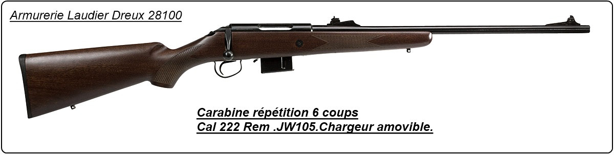 Carabine- Norinco-JW 105-Répétition-Cal  222 Rem -"Promotion"-Ref 14734