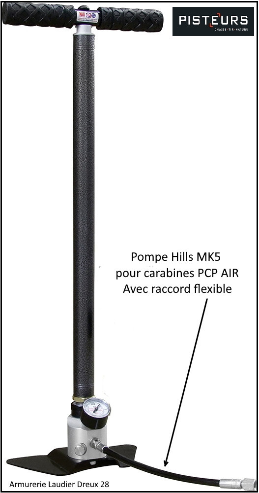 Pompe Hills MK5 + flexible PCP carabine Haute pression pour rechargement des cylindres Air -Ref PCP-40267