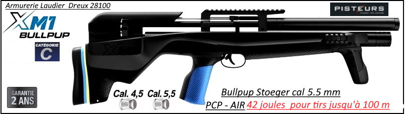 Carabine Stoeger Bullpup Air PCP Calibre 5.5mm 42 joules 10 coups- TIR 100mètres -Promotion-Ref stoeger-bullpup-32701867