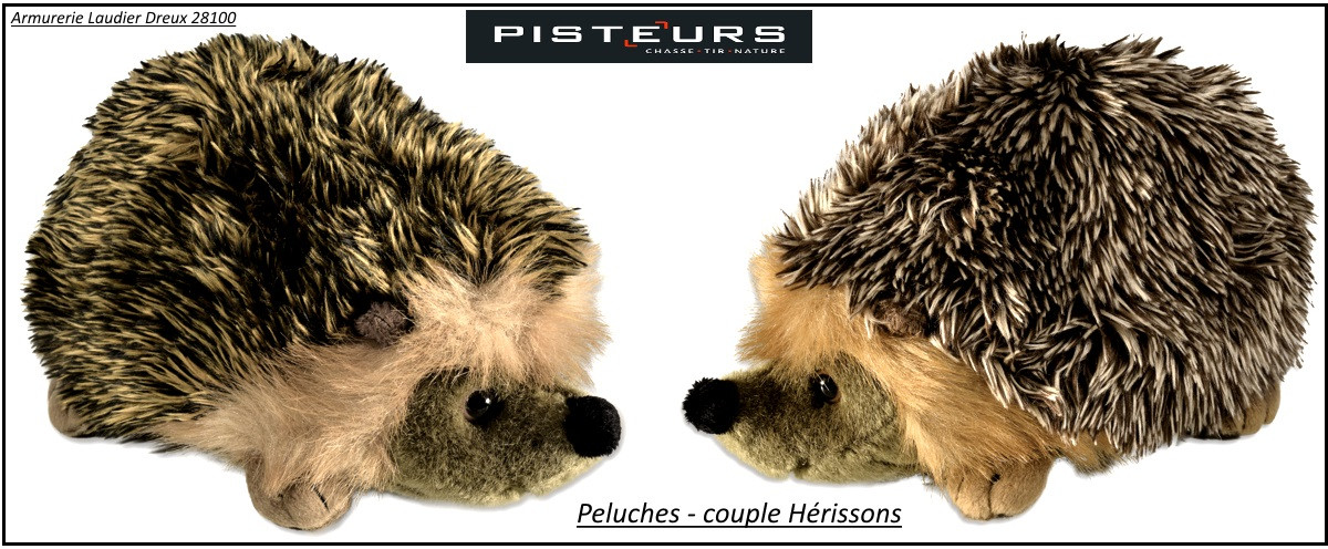 Peluches-couple-hérissons-Nature de Brenne-Ref 29803