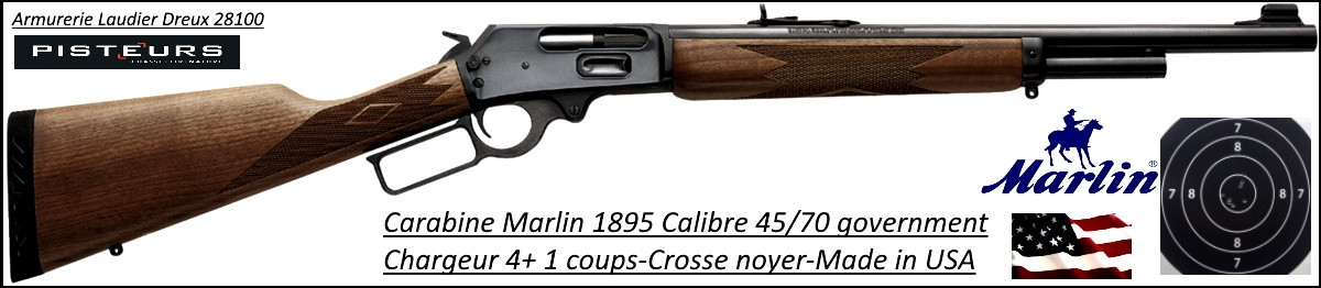 Carabine MARLIN U.S.A 1895 Calibre 45/70 Governement-Promotion-Ref 16960