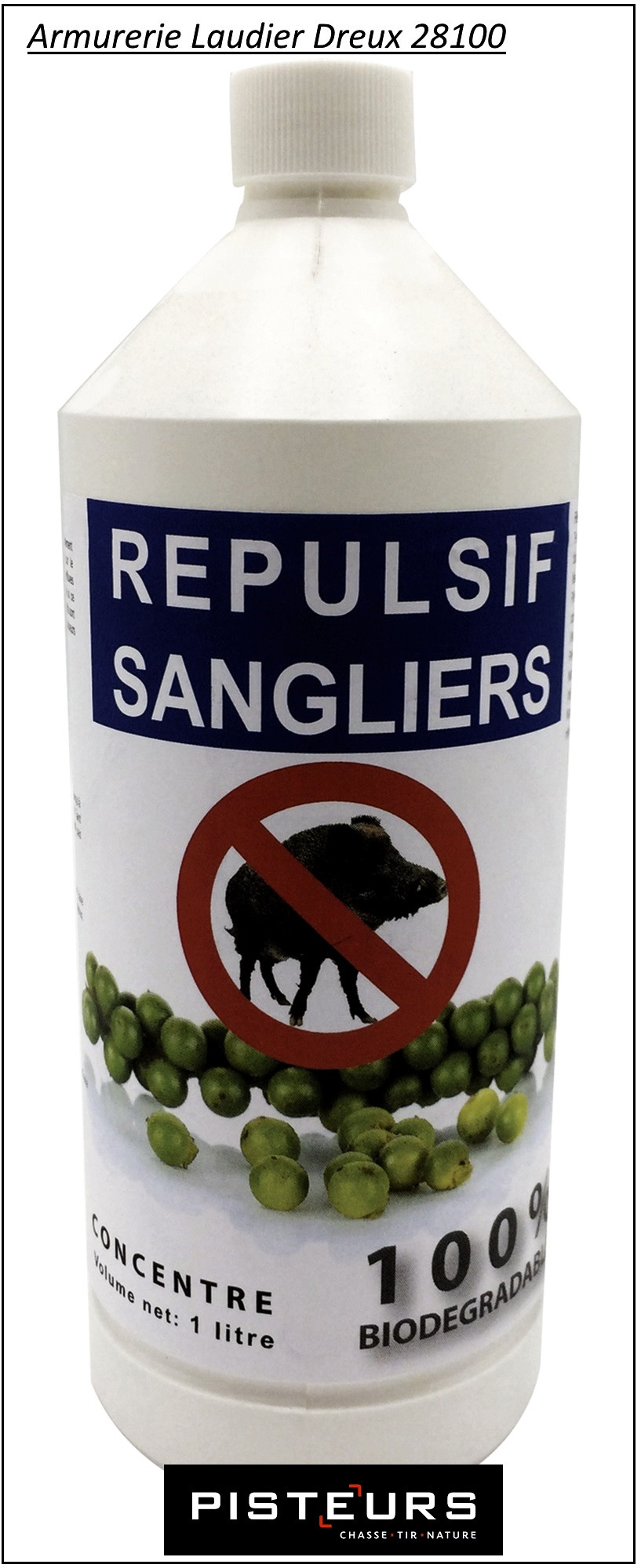Répulsif-Sanglier-100/100-biodégradable-1 litre-Ref 31855