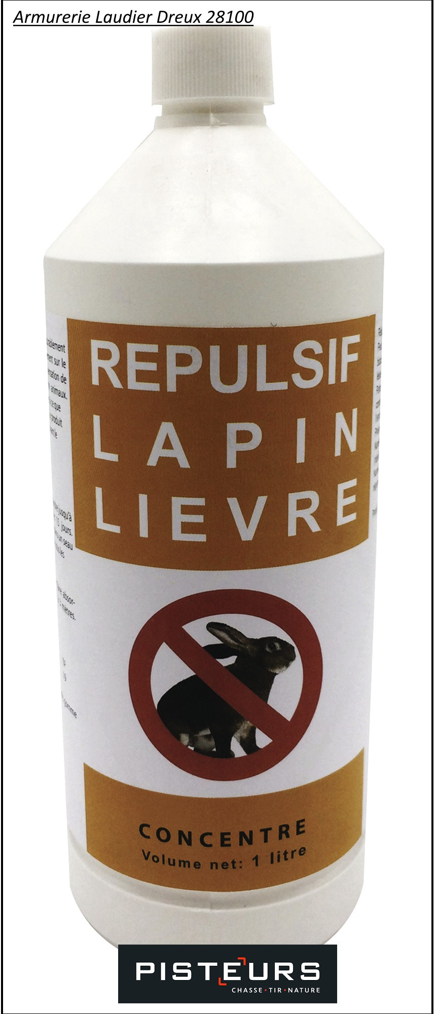 Répulsif-Lapin-Liévre-100/100-biodégradable-1 litre-Ref 31857