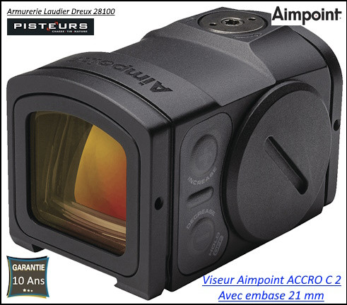 Viseur Aimpoint ACRO C2 Point rouge mini-AVEC EMBASE 21 MM -Promotion-Ref 44849