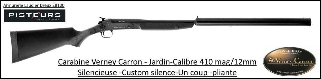 Carabine Verney Carron Calibre 410 Custom silence-silencieuse-Ref verney 410 custom