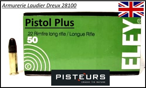 Cartouches-eley-pistol-plus-22LR-boite de 50-promotion