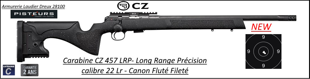 Carabine CZ Mod 457 Long Range Précision Calibre 22Lr Répétition -Promotion-Ref CZ-457 long range précision-785243