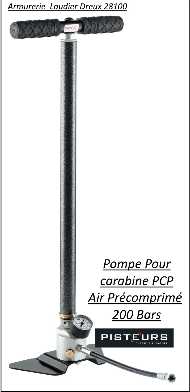 Pompe Gamo PCP carabine Haute pression pour rechargement des cylindres-Ref PCP-G5025