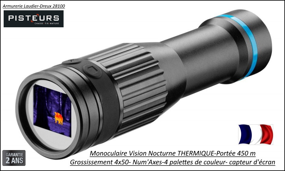 Monoculaire Vision Thermique  Num'axes Vis 1053 4x50-Promotion -Ref 39990