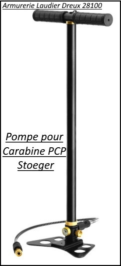 Pompe Stoeger PCP + flexible carabine Haute pression pour rechargement des cylindres-Ref -pompe-PCP-stoeger-58702523