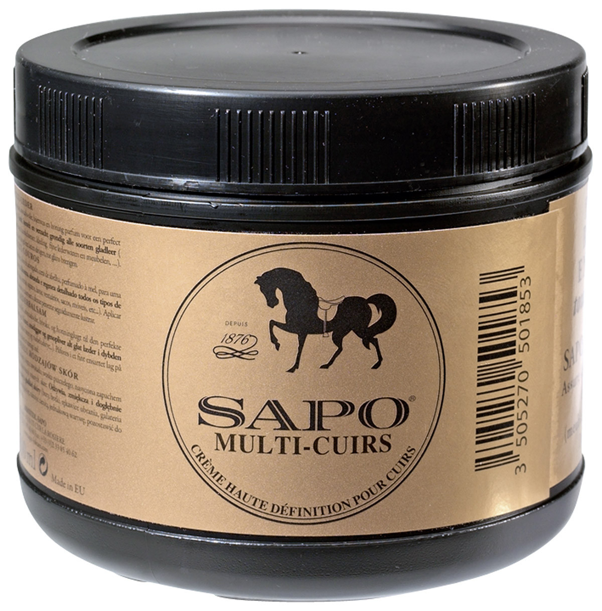 Baume Crème SAPO entretien de tous les cuirs- Ref 5136