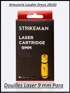 Douille laser système Entrainement au tir STRIKEMAN  calibre 9 mm Para--Ref 44055