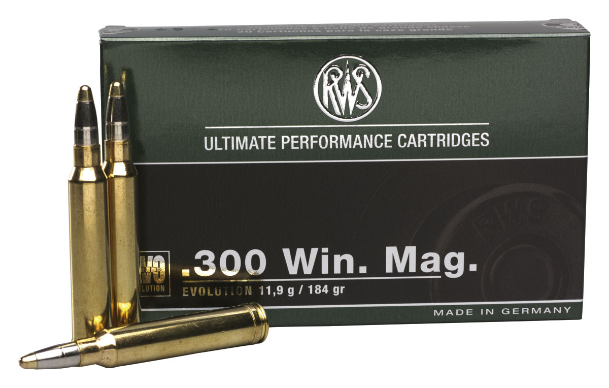 300 WIN MAG CARTOUCHES GRANDE CHASSE RWS.