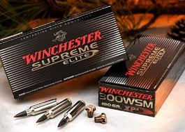 Cartouches grande chasse Winchester. Cal 300 WSM(short) (boite de 20) .Type Super X Power point,ou Suprème, ou Suprème Elite XP3."Promotions"
