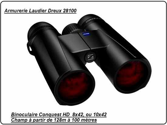 Jumelles Zeiss binoculaires Conquest HD 10x42.Ref 18407