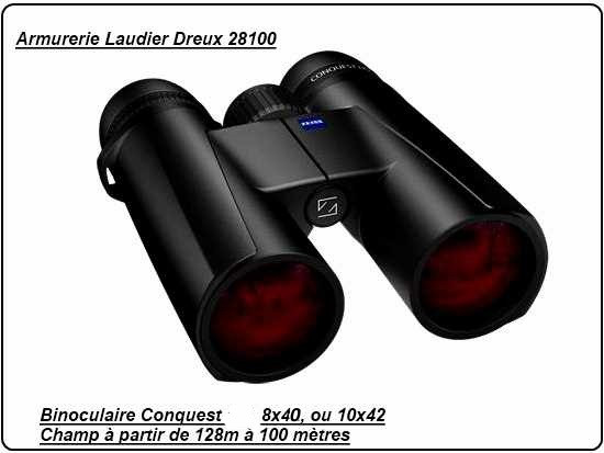 Jumelles-Zeiss-binoculaires-Conquest- 8x40 BT-Ref 18406