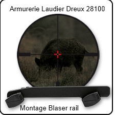 Montage-BLASER-R93-R8-Rail-pour-lunette-Zeiss-ZM- rail creux-Ref 20157