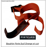 Baudrier-porte-fusil-orange-Ref 12955