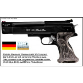 Pistolet Weihrauch HW 45 Black STAR Calibre 4,5m/m Air Pré comprimé-Promotion-Ref 16399