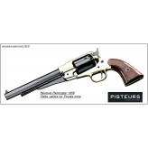 Révolver PIETTA Remington laiton 1858-Cal 44 poudre noire-Ref 16636