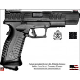 Pistolet SPRINGFIELD ARMORY XDM9 Elite Précision USA Calibre  9mm Para canon 5"25 Semi automatique-Catégorie B1-Promotion -Ref pxdm5259