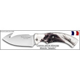 Couteau-dépecer-Claude Dozorme-Gamme spéciale chasse-Sanglier--Ref 25222