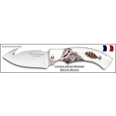 Couteau-dépecer-Claude Dozorme-Gamme spéciale chasse-Becasse-Ref 25223