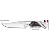Couteau-poignard-chasse-Claude Dozorme-Sanglier-Ref 25227