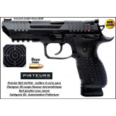 Pistolet REX ALPHA Calibre 9mm para 20 coups Catégorie B1-Autorisation-Préfecture-Promotion-Ref 35187