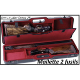 Mallette- 2 fusils-entiers -pour-superposé-ou-juxtaposé --Ref 7368