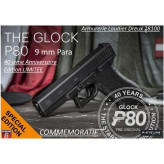 Pistolet Glock P80 Calibre 9 Para  EDITION LIMITEE COMMEMORATIF Semi automatique Catégorie B1-Promotion-Avec-Autorisation-Préfectorale-Ref glock-PT80