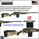 Carabine Savage Impulse Predator LINEAIRE AMBIDEXTRE CAMO Calibre 308 winch 10 coups -Promotion-Ref 784505