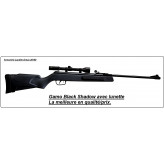 Carabine Gamo Black Shadow Combo Air comprimé  Calibre 4.5mm +  kit lunette 4X32.+ Plombs-14 joules-"Promotion"-Ref 3923
