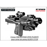 Crosse FAB DEFENSE KPOS GEN 2 à 5 pour Glock 17/19- Ref MAKKPOSG2
