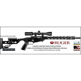 Carabine Ruger précision rimfire répétition calibre 22 Lr chargeur 10 coups-Avec-lunette 3x9x40-hawke-réticule lumineux-Promotion-Ref 33067-bis