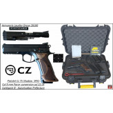 Pistolet CZ SHADOW 75 SP01 BLACK WOOD Calibre 9 Para+ CONVERSION  22Lr Semi automatique-Catégorie B1-Promotion-Avec-Autorisation-Préfectorale-B1-Ref 784296