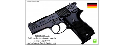 Pistolet Walther Cp 88 Umarex Calibre 4,5m/m CO2-Bronzé-romotion-Ref 1026