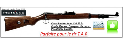 Carabine Norinco Jw 25A MINI MAUSER Type K 98 Calibrel 22LR Répétition Tir- T.A.R -Promotion-Ref 14793