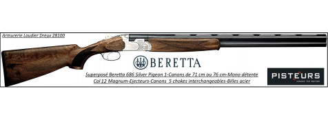 Superposé Beretta 686 Silver Pigeon 1 NEW Calibre 12 mag chasse-Canons 76 cm-Promotion-Ref 37960