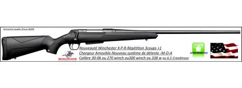 Carabine Winchester XPR Répétition crosse polymère chargeur amovible calibres 6.5 CREEDMOOR ou 30-06-ou-300 winch mag-ou- 270 winch-ou-308 winch-ou- 338 winch-canons filetés- ou - non filetés"Promotions"