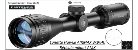 Lunette Hawke Optics Airmax 3-9x40 AO Réticule AMX-Promotion-Ref 28828