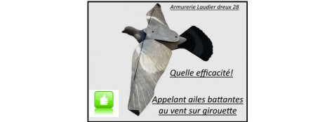 Appelant Pigeon ailes battantes au -vent SUPERFLAP-Ref 29628