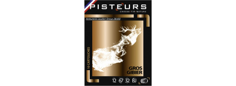 Cartouches Pisteur balles Brenneke Gros gibier-Calibre 12/67 (32g)-Ref 16221-31518