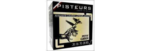 Cartouches de chasse UNIFRANCE 28 gr- Cal 20/70 .Bourre grasse - Plombs n°4,5,6,7,8,9  (28g)