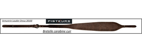 Bretelle- en cuir-carabine-Ref 33476