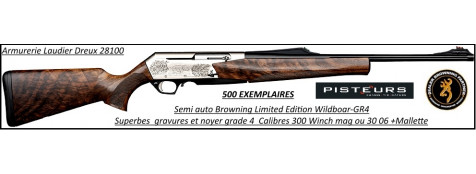 Browning MK3 Limited  Edition Wildboar Semi automatique noyer grade 4 Calibre 30-06 ou 300 winch mag-500 EXEMPLAIRES- Promotion 