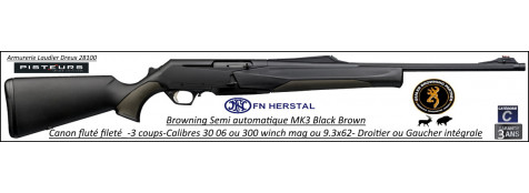 Browning Bar MK3 composite HC Black Brown Calibre 30-06 semi automatique-bande-battue-Promotion-Ref 27319
