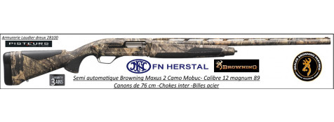 Semi automatique Browning MAXUS 2 Camo Mobuc Calibre 12 Magnum/ 89-Canon de 76 cm-Crosse et devant en composite-Promotion-Ref 40876